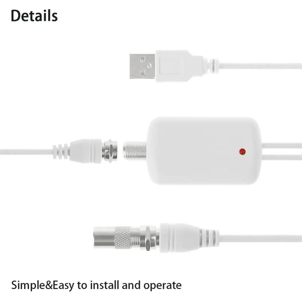 Комнатная цифровая HDTV антенна ЕС/США 1080P усиленный Диапазон 80 миль 4K HD VHF UHF Freeview