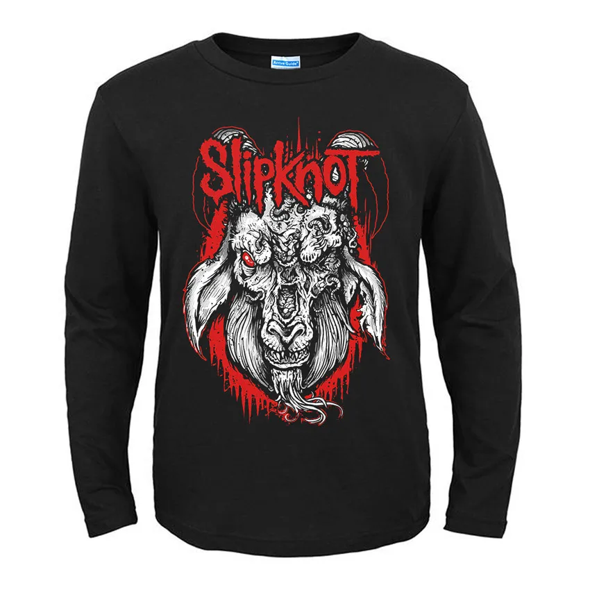 31 конструкции Америке группы Slipknot рок черный футболка бренд полный рубашка с длинным рукавом тяжелых металлов хлопка camiseta панк-рокер уличная