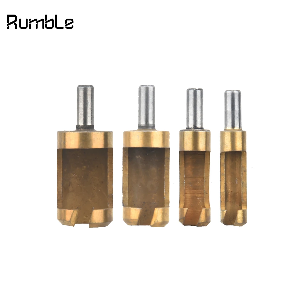 4pcs 6/8/13/16mm Wood Plug Hole Cutter Bit Set Kit Dowel Maker Carpenter Power Cutting Drilling Drill Bits | Инструменты