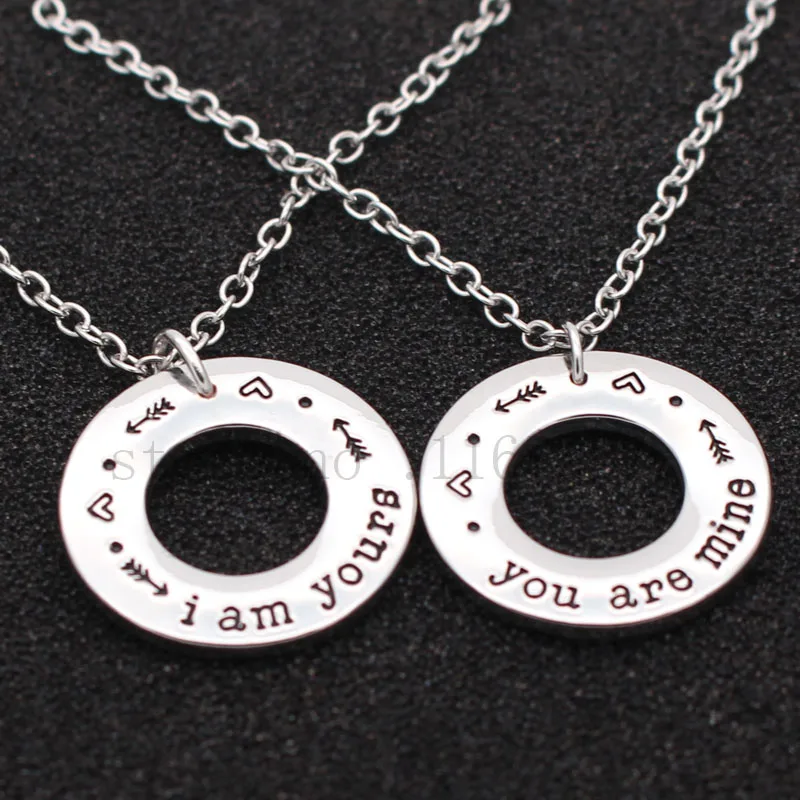 Ожерелье с надписью Я ваш вы моя подарок мне и тебя ожерелье для мальчиков
