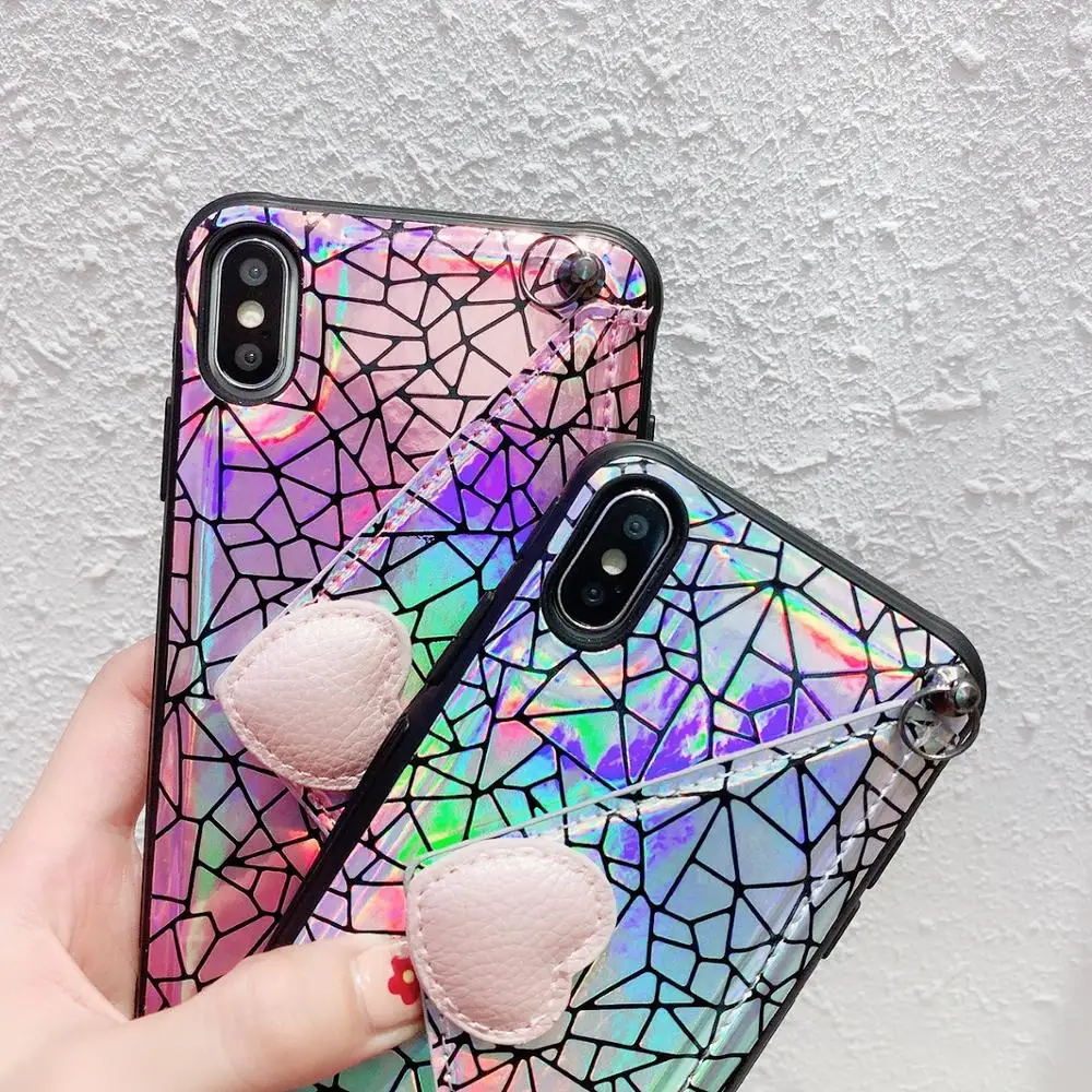 Чехлы для iPhone X Xr Xs Max корейский кожаный чехол с откидной крышкой и подставкой