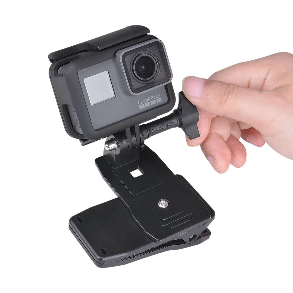 Крепление на рюкзак для спортивной камеры с поворотом 360 градусов DJI Action Xiaomi Yi 4K