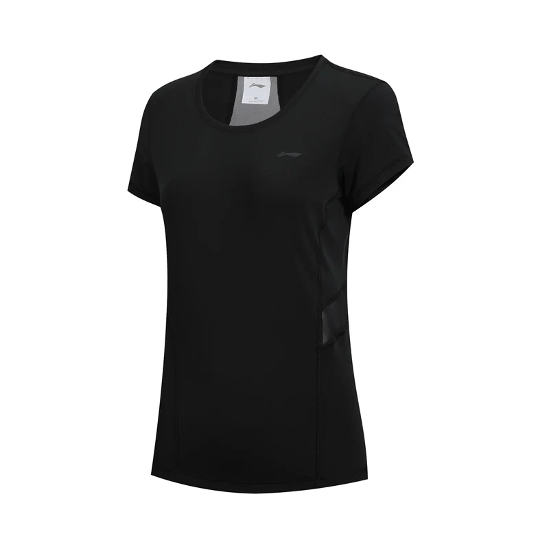 Женская футболка для тренировок Li-Ning фитнес-футболка из 87% полиэстера 13%