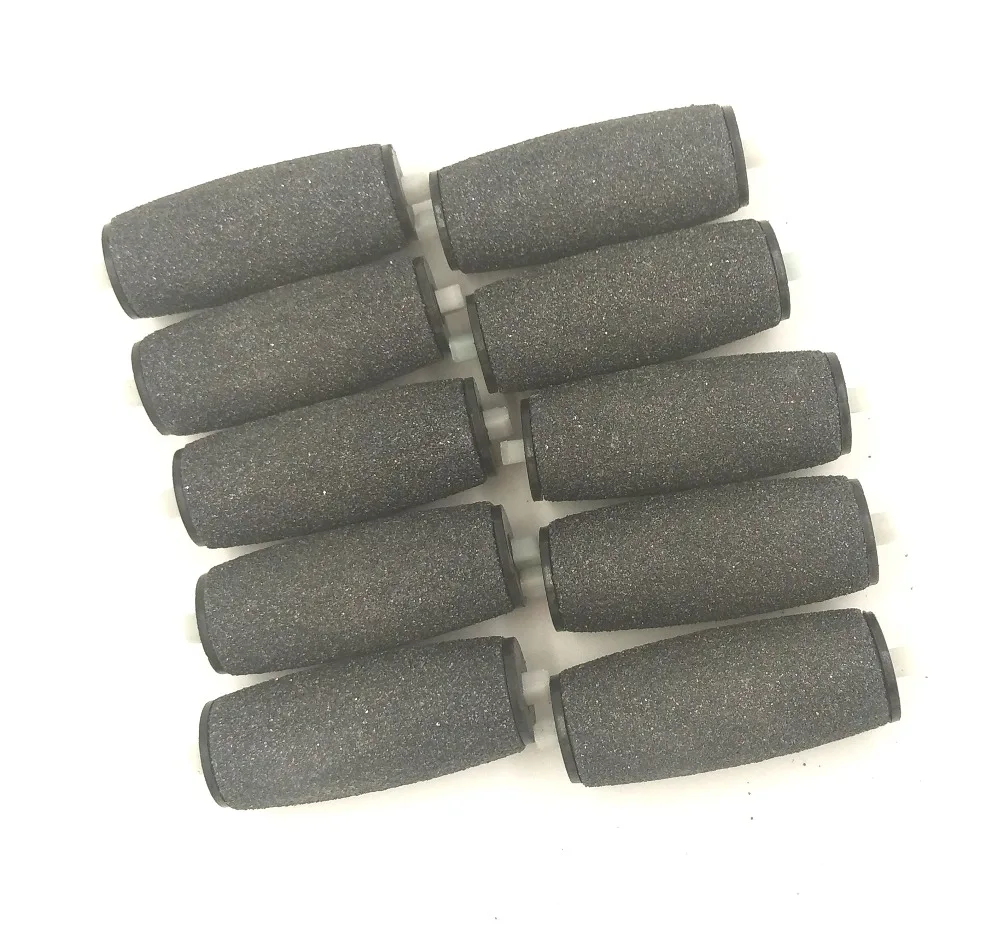 Сменные Роликовые головки для шолл 12 шт. бархатные гладкие Amope Express Pedi уход за