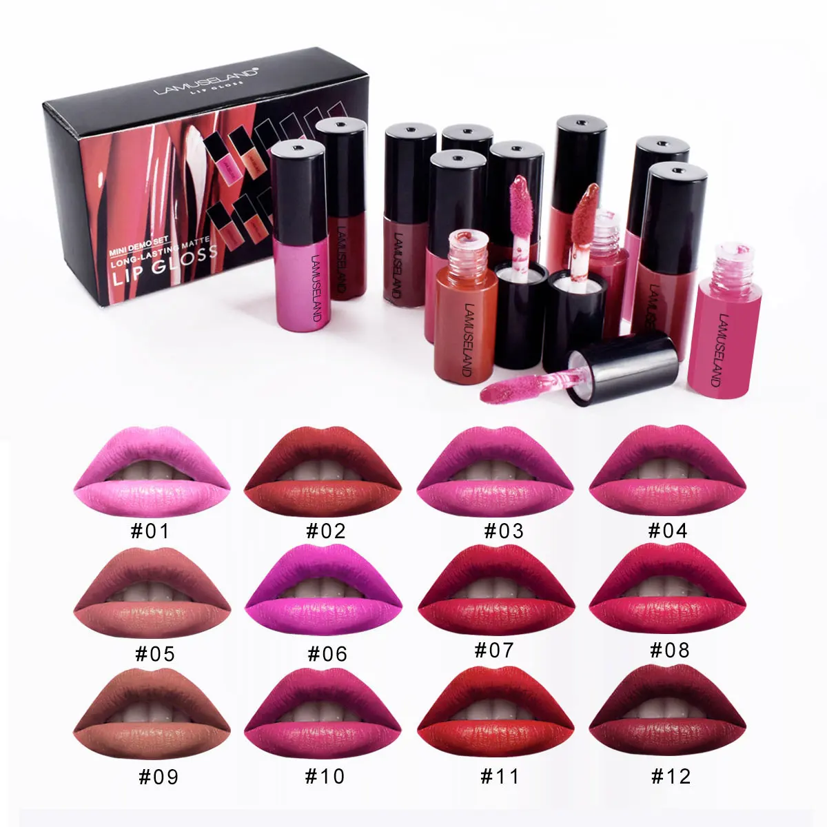 Набор для путешествий длинная прочная водостойкая помада матовый миниатюрный