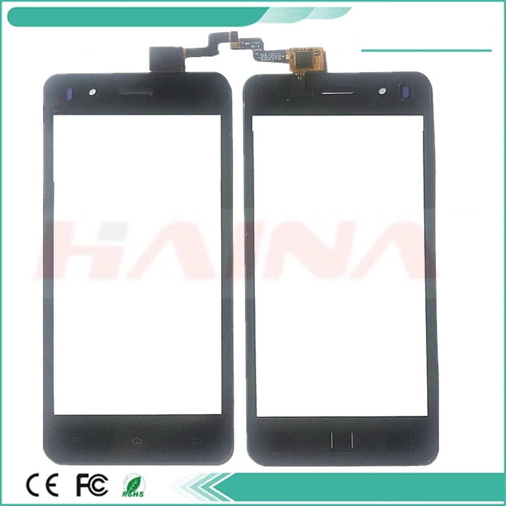 Черный сенсорный экран для Micromax Bolt селфи Q424 сенсорная панель стеклянные линзы