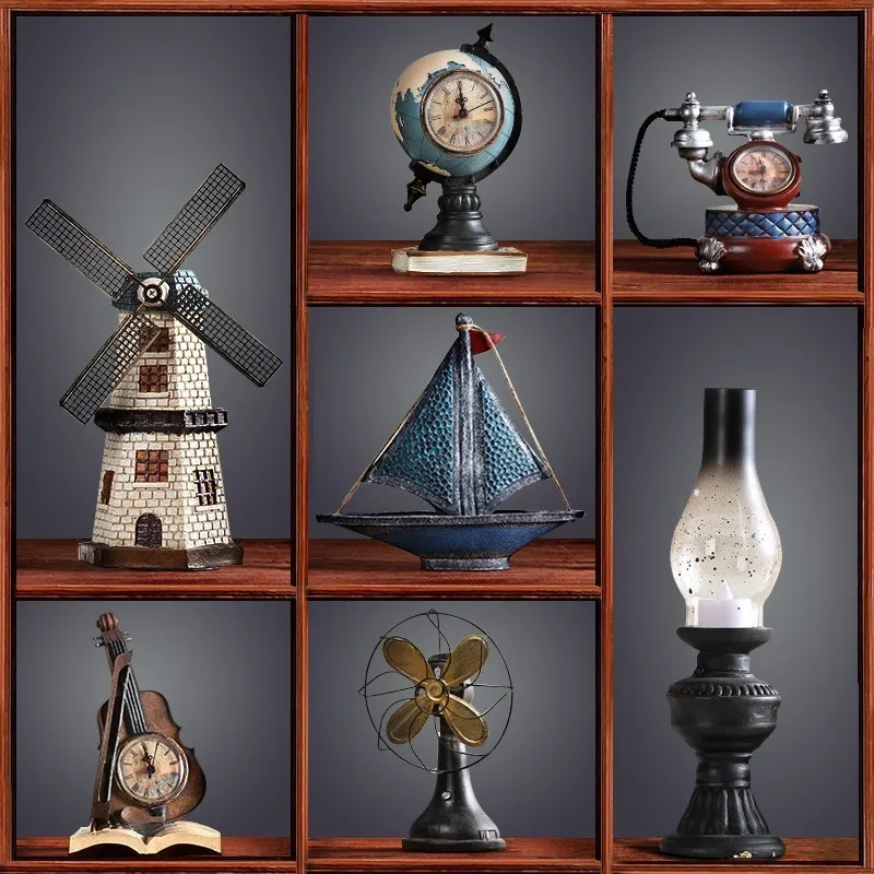 Ретро украшение для дома аксессуары винтажный Декор кафе-бара потертый шик