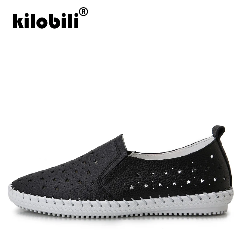 Kilobili/2019 г. Весенняя женская повседневная обувь на плоской подошве балетки из