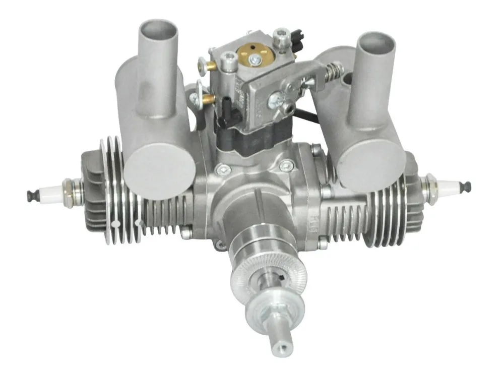 Двухцилиндровый бензиновый/бензиновый двигатель RCGF 30cc с