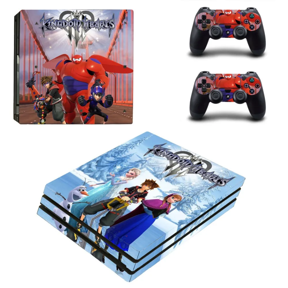 Наклейка на кожу Kingdom Hearts 3 PS4 Pro Виниловая наклейка для консоли Playstation 4 и 2