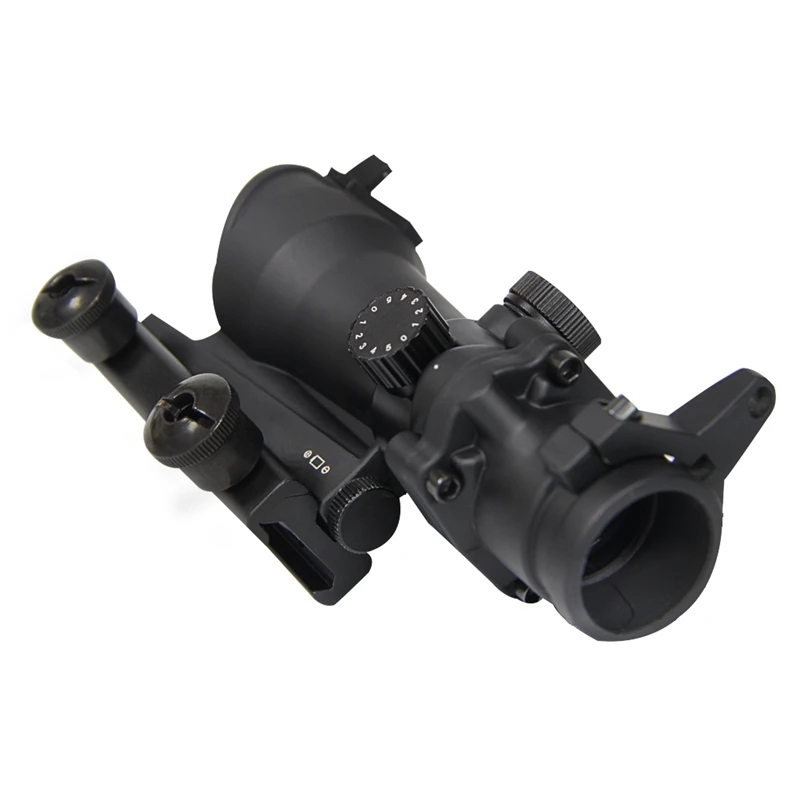 Bumlon ACOG 1X32 Красный точка зрения оптический прицел Прицелы ACOG Красный точка область охотничьи прицелы с 20 мм креплением для страйкбола пистолет
