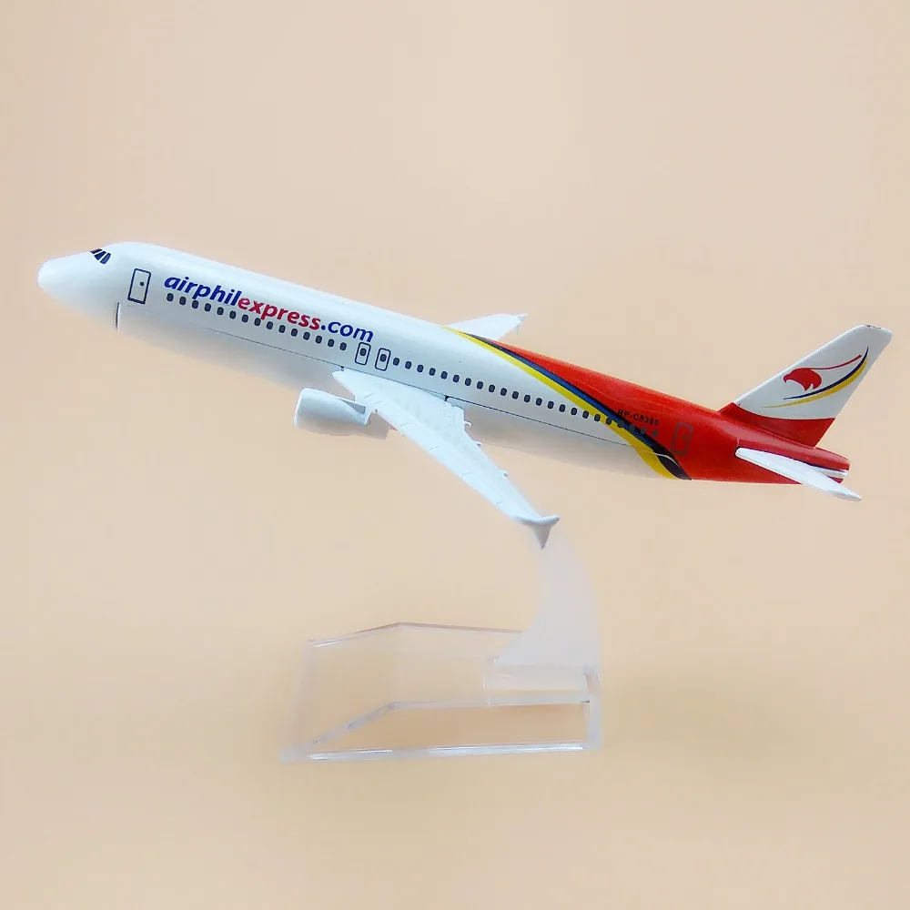 16 см Air Phillips Airphil Express Philexpress Airbus 320 A320 Airlines модель самолета Alloy Airways для детей|kids