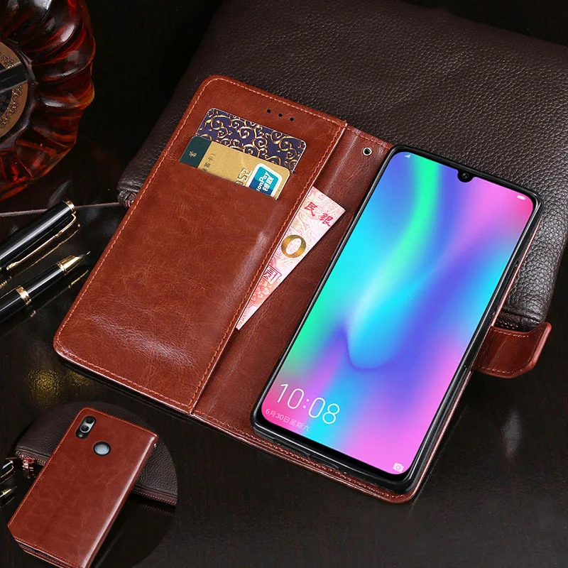 P Smart из искусственной кожи чехол-портмоне с откидной крышкой чехол для телефона чехол на СПС huawei P30 Lite с отделением для карт, чехол с подставкой с рисунками P Smart рlus Honor 7X