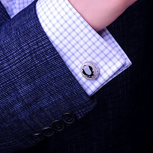 Элитная рубашка KFLK запонки для мужчин брендовые в стиле ретро высокого качества