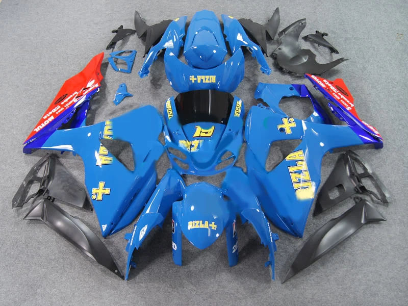 Набор обтекателей для литья под давлением GSXR1000 09 10 GSX R rizla Blue GSXR 1000 K9 2009 2010 ABS