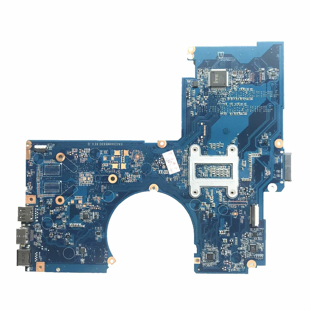 Для hp 15-AU материнская плата для ноутбука DAG34AMB6D0 с SR2EU i3-6100U cpu DDR4 материнская плата протестированная Быстрая