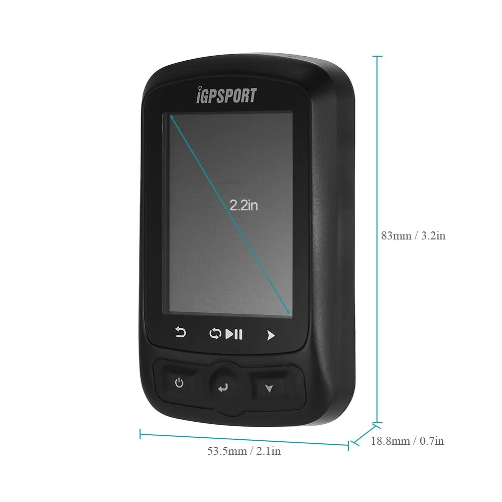 I GPS порт велосипедный компьютер одометр IGS618 ANT + функция с навигацией по дорожной