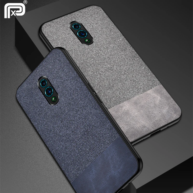 For OPPO K3 Case Fabric Cloth Full protection Hard PC Back Cover Realme X 6.5 inch Phone Shockproof Fundas |