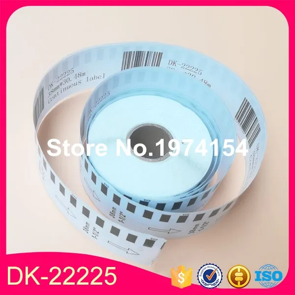 60 x рулонов этикетка для DK-22225 38 мм * 30 48 м непрерывная Совместимость DK 22225