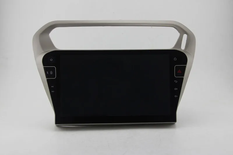 Автомобильный dvd gps экран 10 1 дюйма с сенсорным экраном android 7 для Citroen Elysee/Peugeot 301 2014