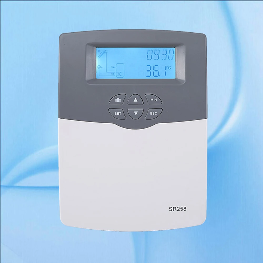 Новый интеллектуальный контроллер SR258 для солнечной системы горячей воды под