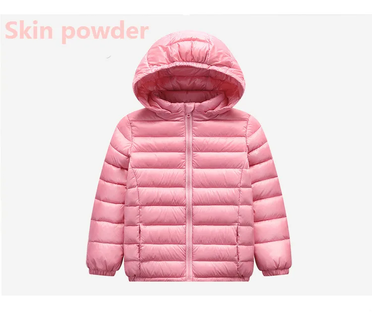 Children's Wear Autumn and Winter New Boys and Girls Cotton Jacket Lightweight Ultra Light Jacket Down Jacket Loose Coat - Цвет: Цвет: желтый