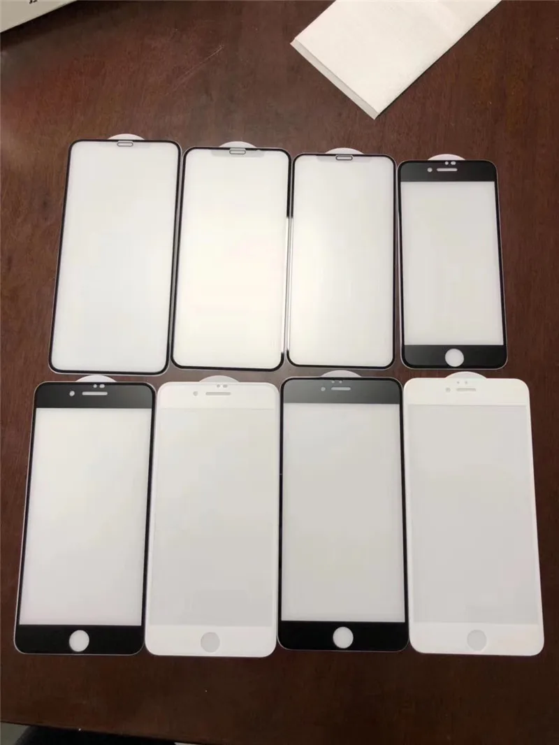 10 шт./лот без отпечатков пальцев матовое закаленное стекло для iPhone X 8 7 6S Plus защита