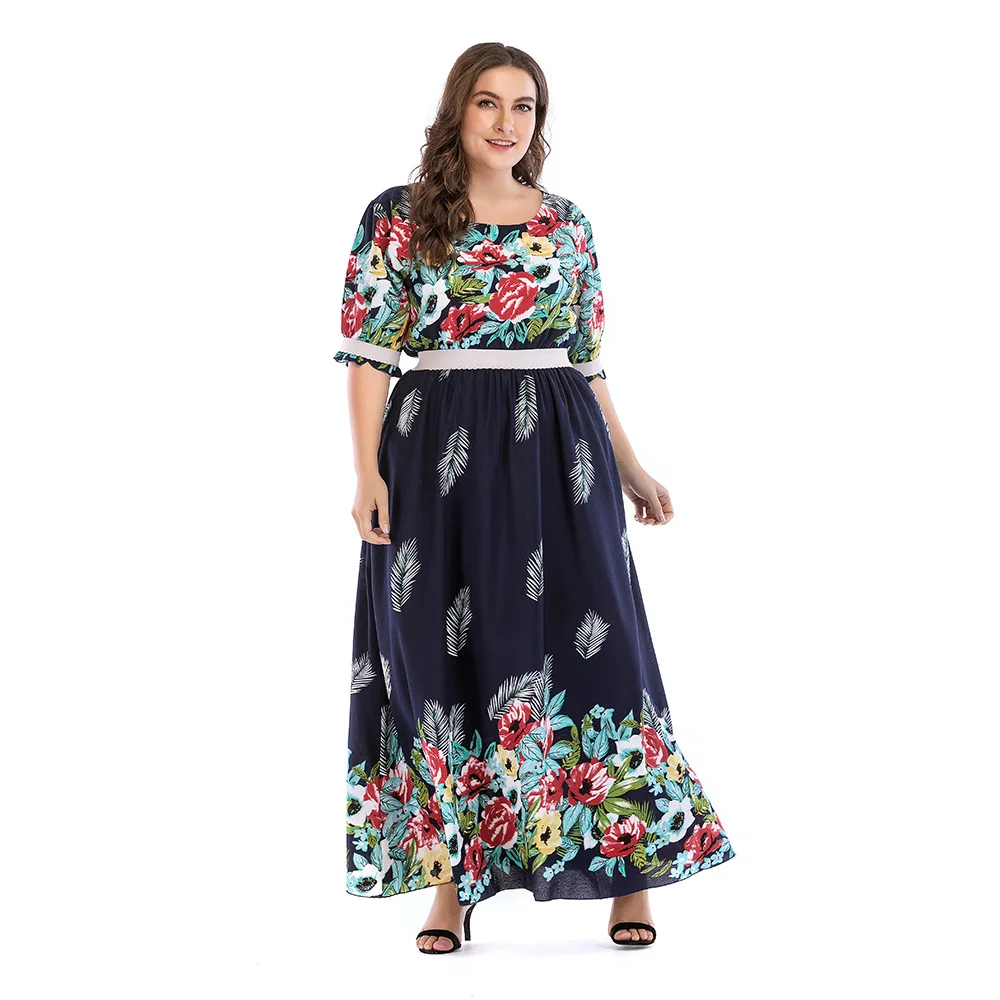 2018 женская летняя элегантная пляжная одежда Boho женское богемное длинное платье