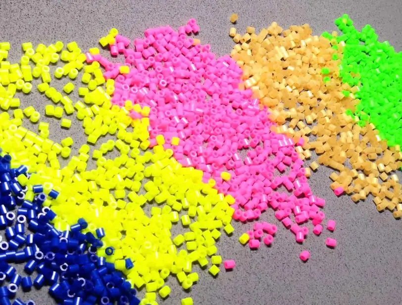 15 цветов Детские бусины Hama 5 мм Perler в комплекте сменные 3D Пазлы креативные сделай