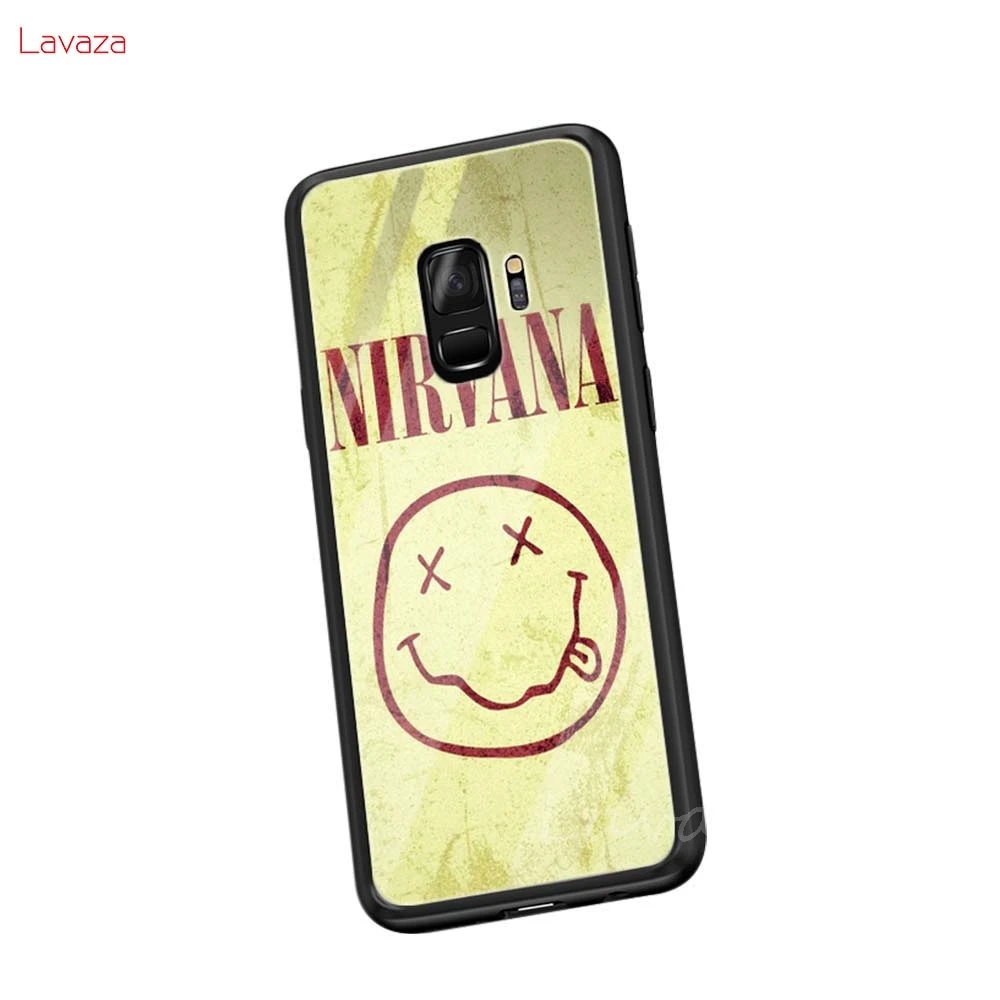 TG3 Lavaza группа Нирвана Мягкий чехол из закаленного стекла для samsung Galaxy Note 8 9 A30 A50 A70 S8 S9 S10 Plus - Цвет: TG3