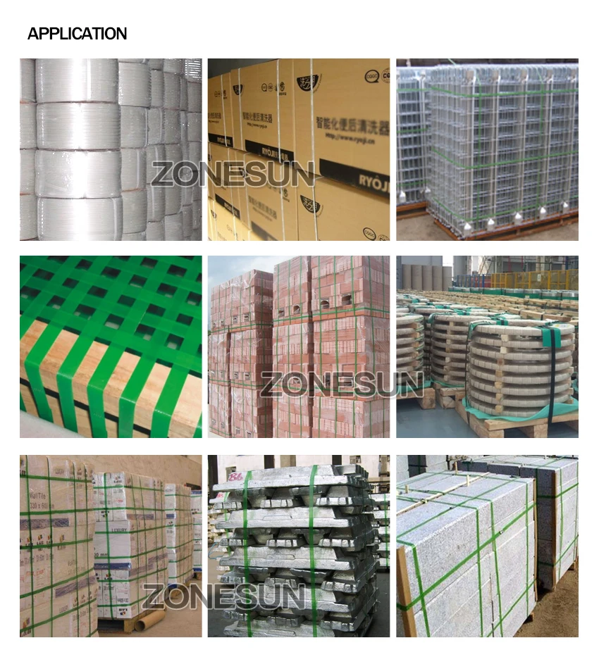 Ручной инструмент для обвязки ZONESUN ОБВЯЗОЧНЫЙ герметик pp и Pet шириной 12 19 мм|tool