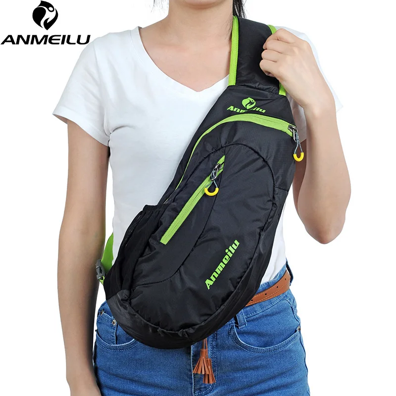 8L Водонепроницаемая нейлоновая маленькая Спортивная нагрудная сумка женская