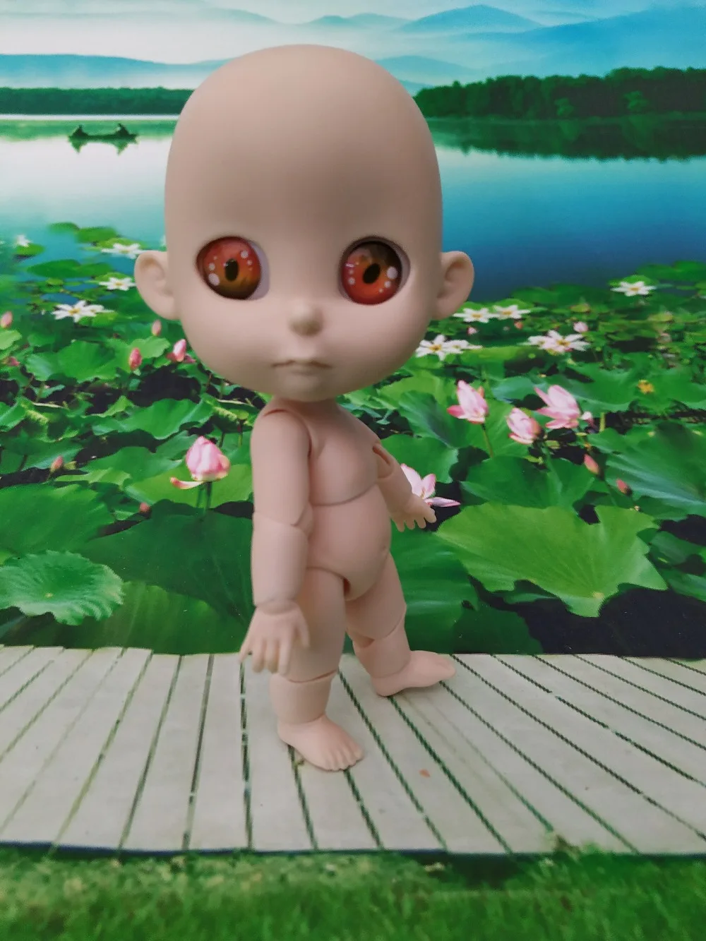 Шарнирная кукла 1/8 BJD с большим ротом и большой головой шарнирная для мужчин