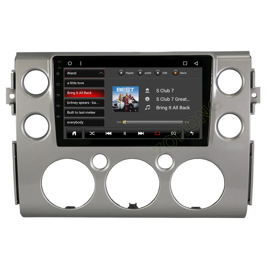 2.5D PIP Octa 8 ядерный Android автомобильный DVD мультимедийный плеер для Toyota FJ Cruiser Авторадио автомобильный gps-навигация, радио, стерео wifi карта