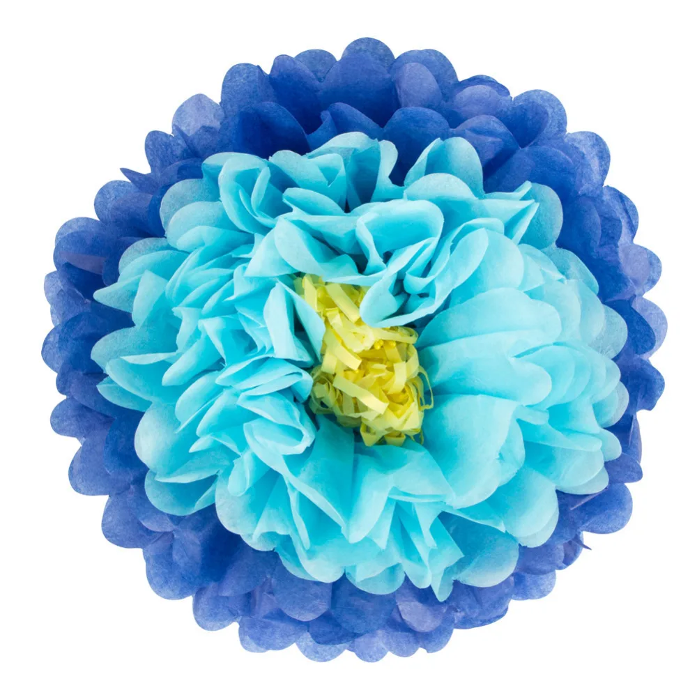 

Mexican Fiesta Party Decoration 3pc/set Summer Party Mix Color Pom Pom Flowers Wedding Birthday Party Decorations for Home