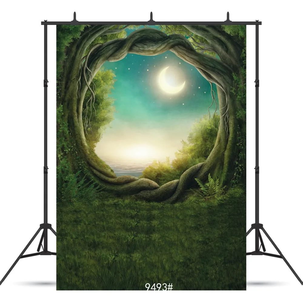 

Outlet Moon Night Grass Vinyl Photographic Background for Baby Shower New Born Child Portrait Backdrop Photo Shoot Booth Studio