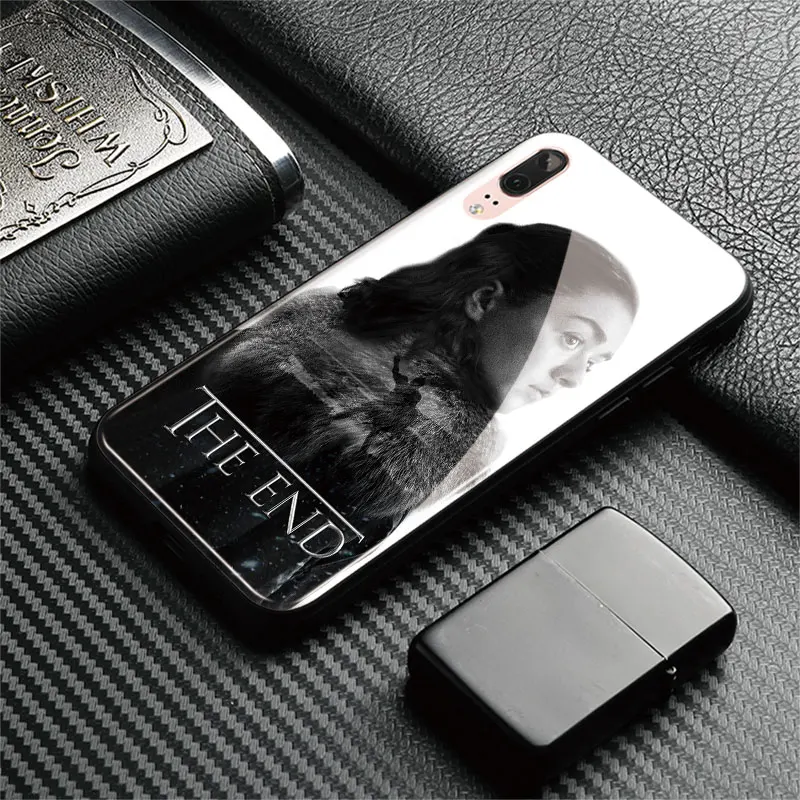 Arya Stark игра трона мягкий силиконовый стеклянный чехол для телефона huawei Honor V mate P 9 10 20 30 Lite Pro Plus Nova 2 3 4 5