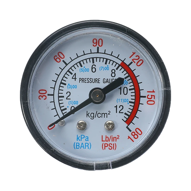 Барный манометр 13 мм 1/4 BSP резьба 0-180 PSI 0-12 Манометр двойная шкала для воздушного