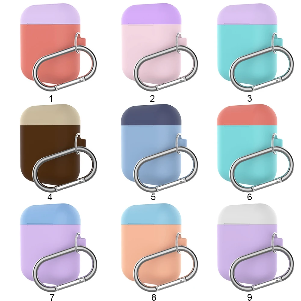 Силиконовый наушник чехол для i7 TWS AirPods крышки корпуса противоударный защитный