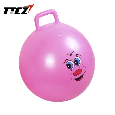 Хоп мяч подпрыгивая игрушка 55 см гимнастический с ручкой/Cavel дети играют Yoga мяч|yoga