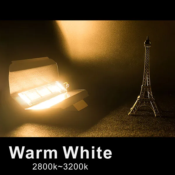 Warm White Светодиодный прожектор 50 Вт 100 Вт Холодный белый Теплый белый переменный ток 220 В светодиодный SMD Точечный светильник Настенный светильник Вольфрамовая лампа энергосберегающий уличный светильник - Испускаемый цвет: Warm White