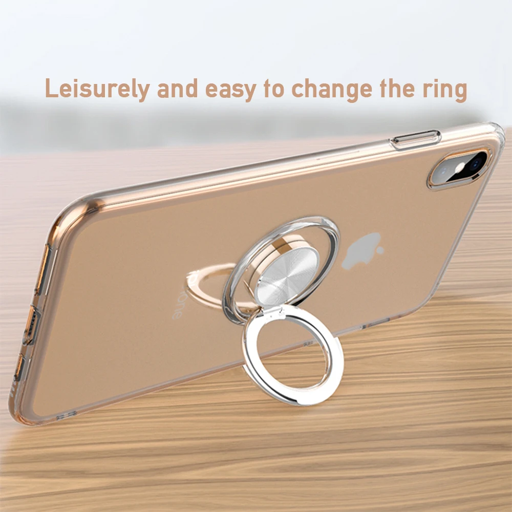 Защитный чехол OTAO Ультратонкий Мягкий из ТПУ с магнитом для iPhone XS MAX X XR 8 7 6 6S Plus |