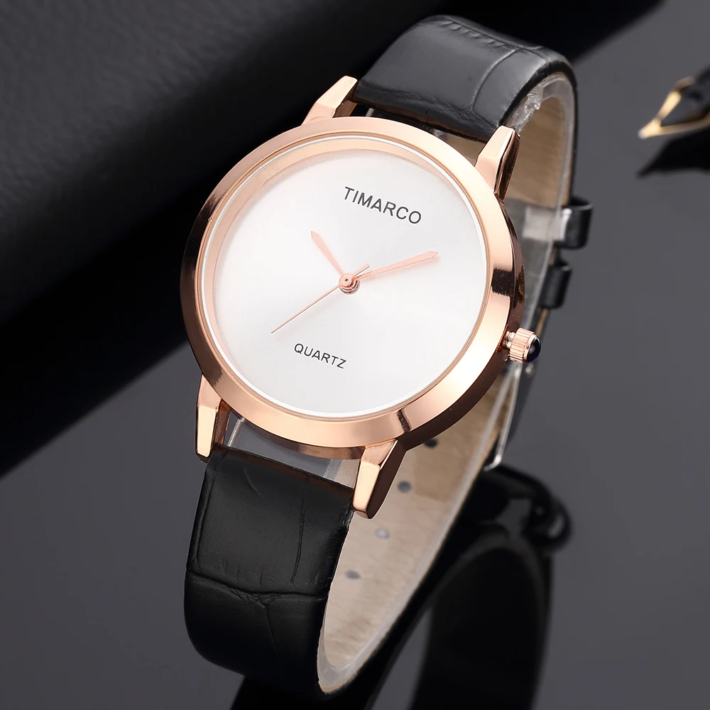 Timarco бренд для женщин Мода часы Аналоговые Кварцевые женские минималистский