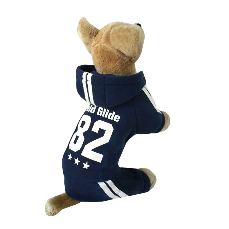 Пальто для собак с капюшоном и надписью 82 бесплатная доставка одежда новая | Дом