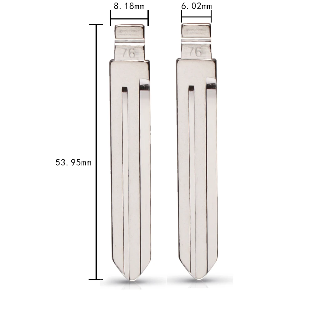 KEYYOU NO. 76 лезвия Металлические Пустые необработанные откидные сменные складные