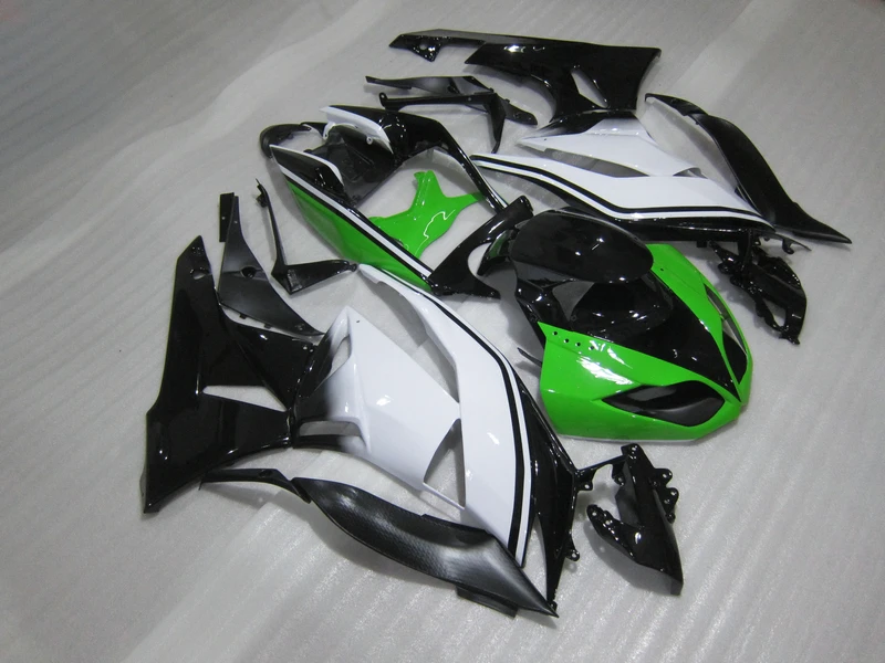 Высокое качество ABS наборы обтекателей для Kawasaki ZX 6R 2009 2012 NINJA zx6r 09 10 11 12 Зеленые