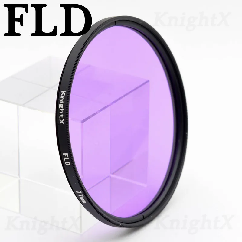 FLD KnightX FLD UV CPL Поляризационный ND звезда Камера фильтр для объектива для canon sony nikon 52 мм 58 мм 67 мм 500d d5300 d3300 24-105 аксессуары - Цвет: FLD