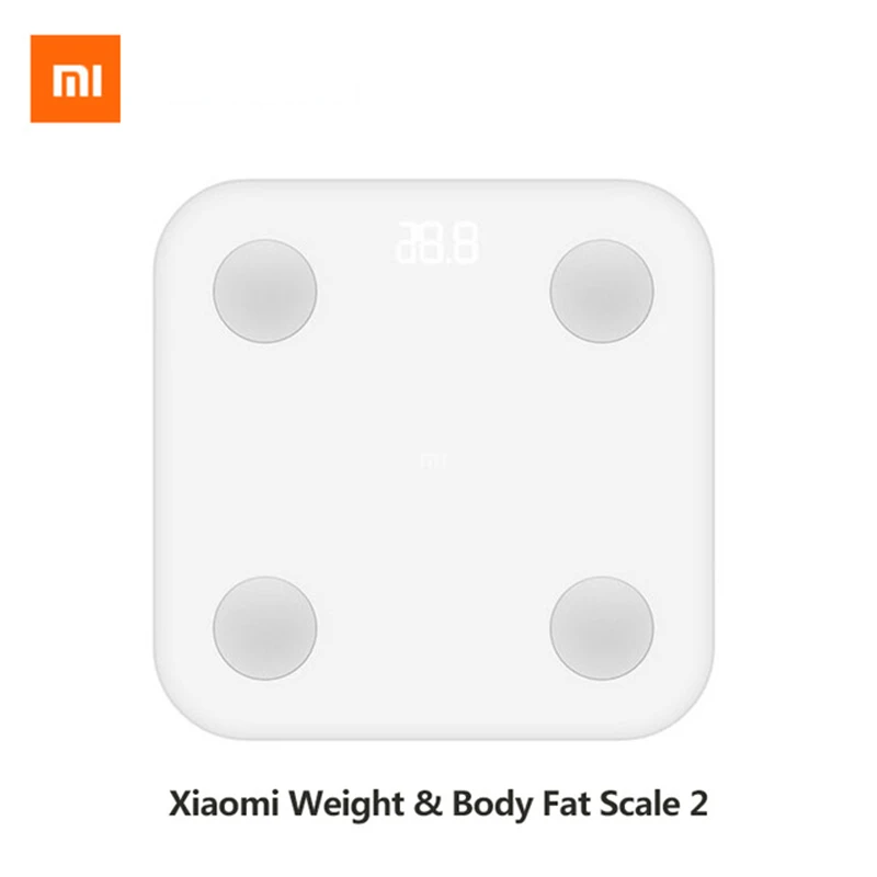 Весы Xiaomi Mi Body Fat Scale 2 умные весы для ванной со скрытым светодиодным дисплеем