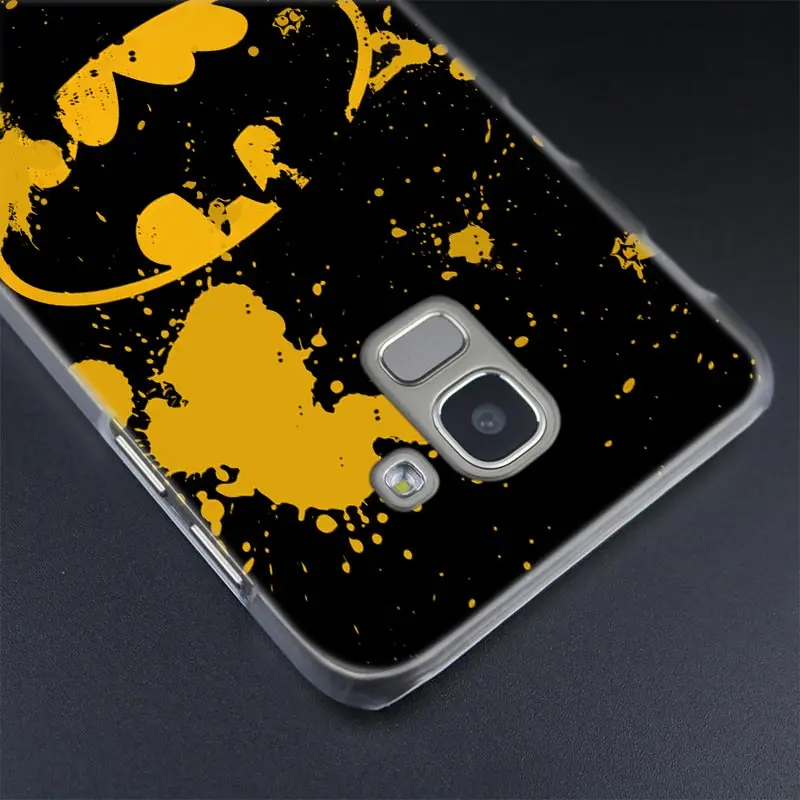 MLLSE чехол с логотипом в стиле Бэтмена Модный чехол КРЫШКА ДЛЯ samsung Galaxy J2 J4 CORE J3 J5 J7 ЕС J8 J6 J4 Plus J7 превосходно горячо