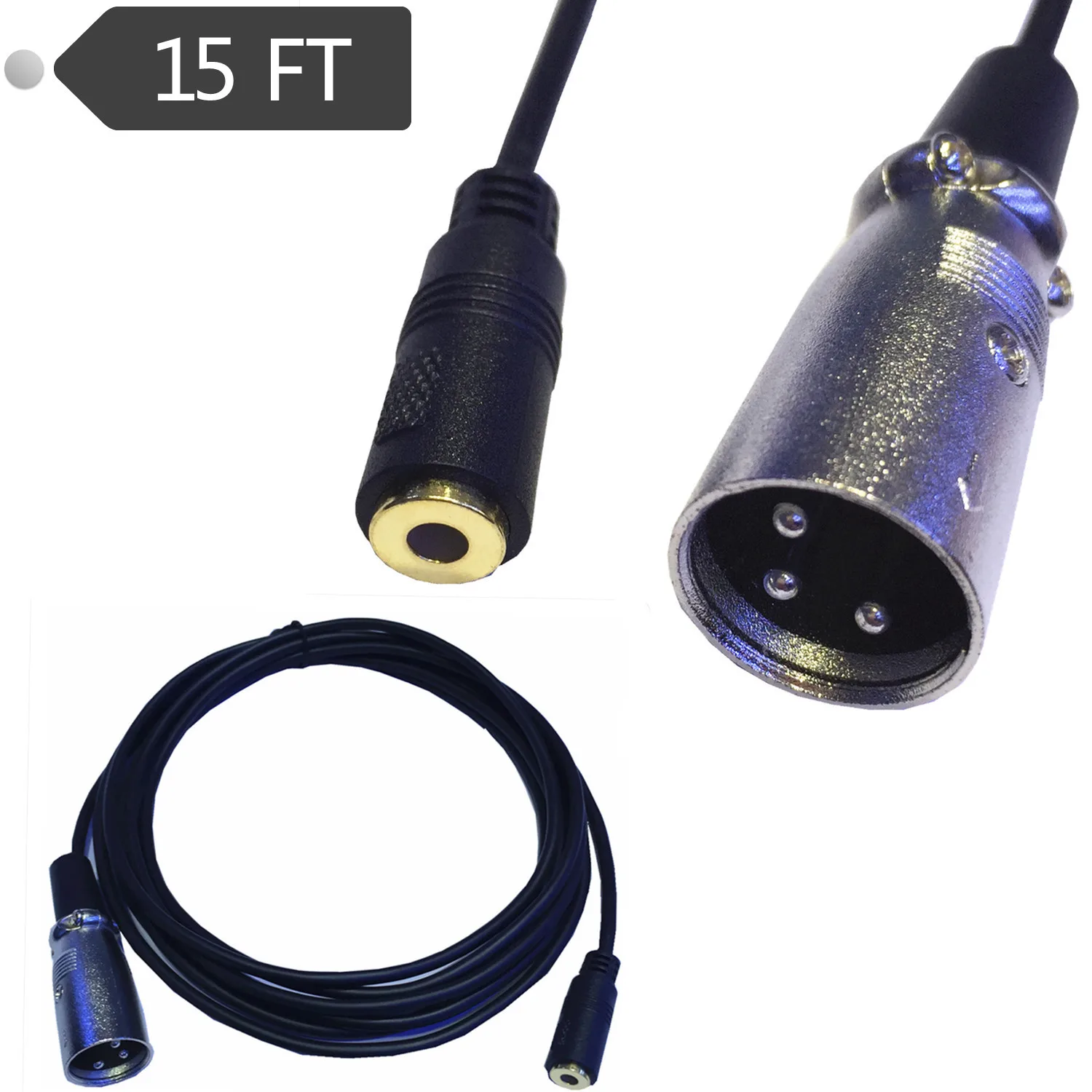 Аудио микрофонный кабель/3 5 терне 5D2/3 мм очередь XLR/мужские и женские линии 4